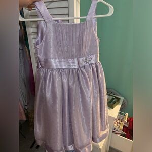 Kids purple sparkly ball gown
